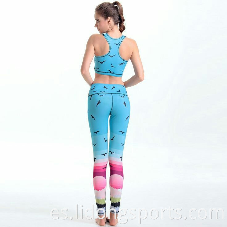 Colorful Yoga Pants with Sublimation Printings